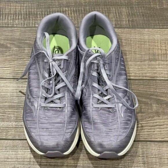 Saucony Girl's S-KINVARA 10 Sneakers Size 6 wide Purple - Picture 4 of 11